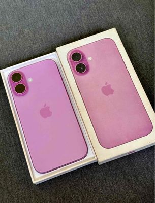iPhone 16 128GB Hồng FULLBOX NEW BH APPLE 10/2025