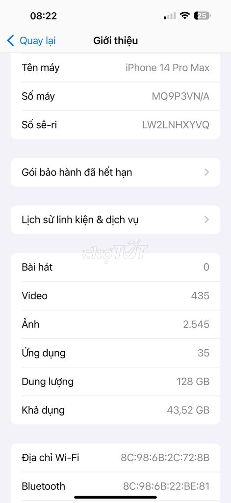 Apple iPhone 14 Pro Max 128GB Đen. Mua bán Điện thoại tại Quận Liên Chiểu Đà Nẵng được đăng bởi Tên chưa cung cấp hình 1