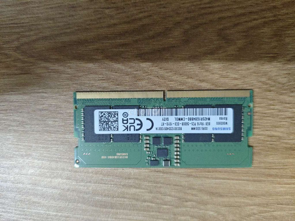 RAM Samsung 8GB DDR5 Đã qua sử dụng. Mua bán Linh kiện (RAM, Card...) tại Quận Ngô Quyền Hải Phòng được đăng bởi Trung Nguyen hình 1