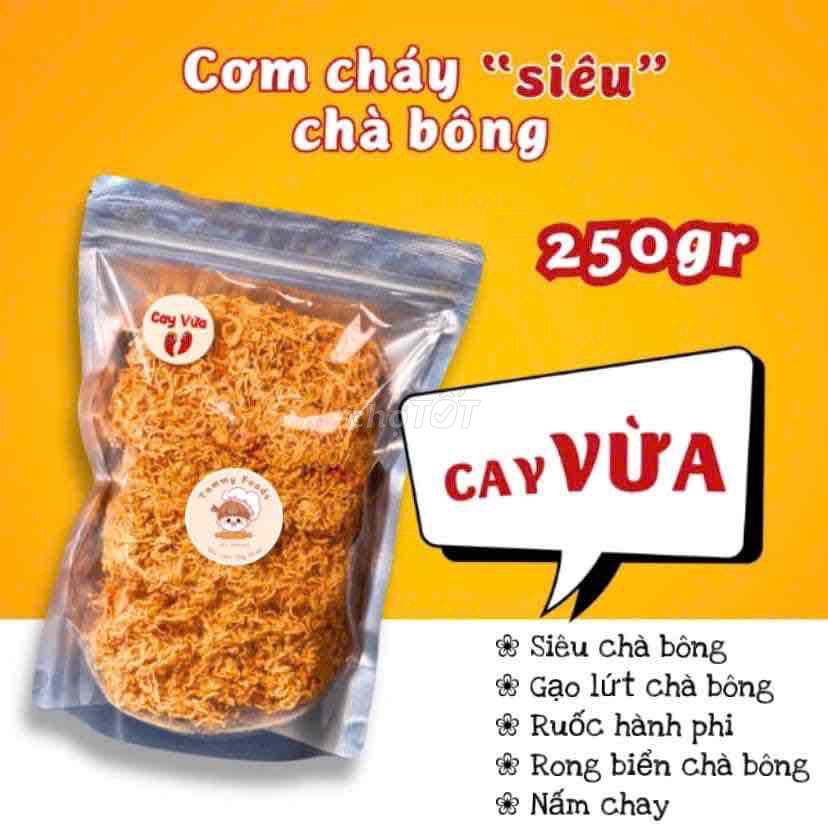 Cơm cháy siêu chà bông - cay vừa