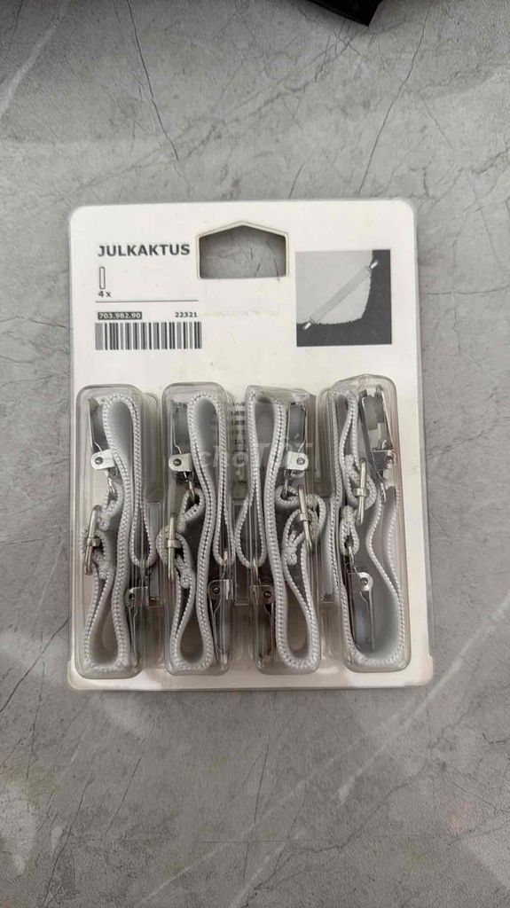 Dây giữ ga giường IKEA JULKAKTUS Trắng. Mua bán Giường, chăn ga gối nệm tại Quận 11 Tp Hồ Chí Minh được đăng bởi thanh hình 1