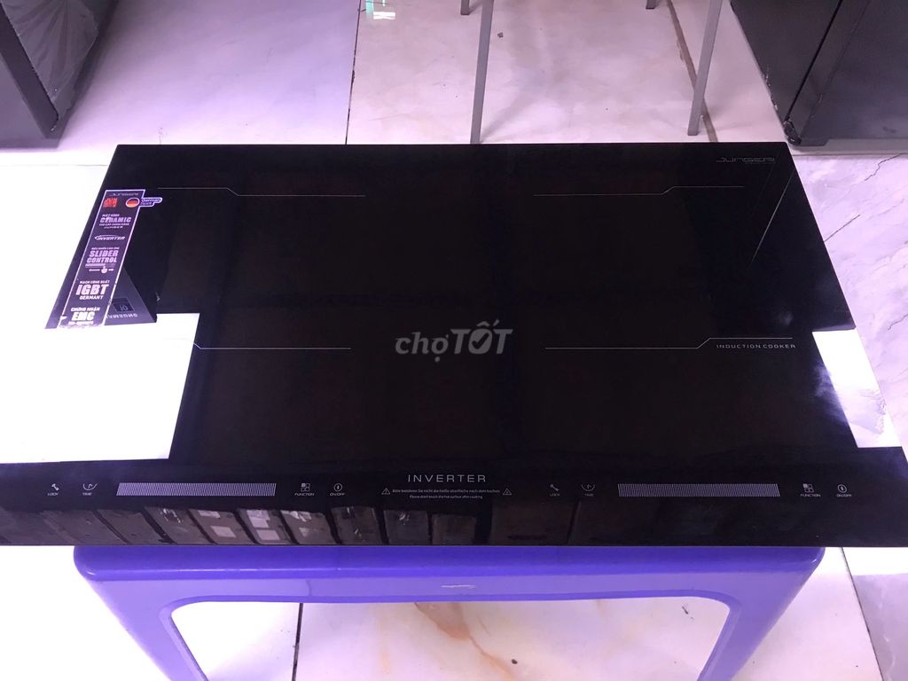 Bếp từ đôi âm Junger MK-22 4000W. Mua bán Bếp, lò, đồ điện nhà bếp tại Thành phố Thủ Đức Tp Hồ Chí Minh được đăng bởi khodienmaygiare hình 1