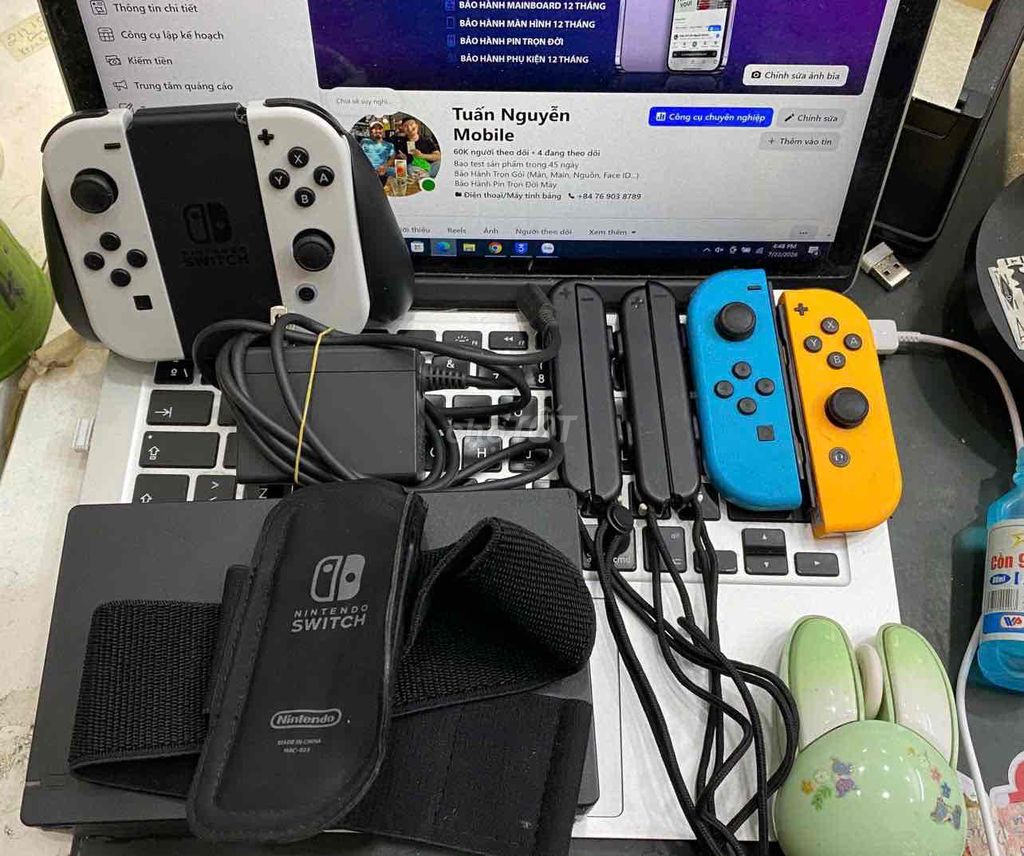 Máy chơi game Nintendo Switch V1 cũ có sạc. Mua bán Thiết bị chơi game tại Quận 3 Tp Hồ Chí Minh được đăng bởi Tuấn Nguyễn hình 1