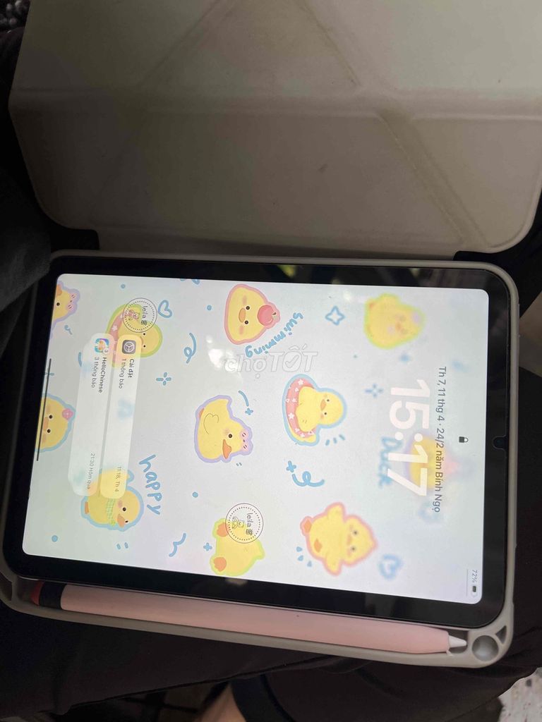 Apple iPad mini 7 Tím. Mua bán Máy tính bảng tại Huyện Bình Chánh Tp Hồ Chí Minh được đăng bởi Ô tô cũ SG hình 1
