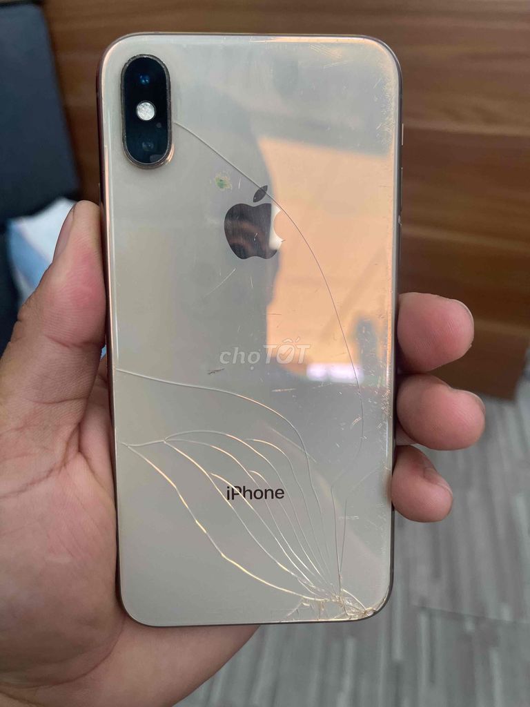 Apple iPhone Xs 64GB Vàng Kính lưng bể. Mua bán Điện thoại tại Huyện Nhơn Trạch Đồng Nai được đăng bởi Điện Thoại Đời Cao hình 1