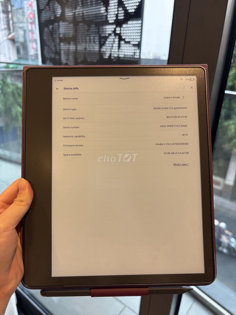 Máy đọc sách Amazon Kindle Scribe 64GB. Mua bán Máy tính bảng tại Quận Phú Nhuận Tp Hồ Chí Minh được đăng bởi Vương Minh Châu hình 1
