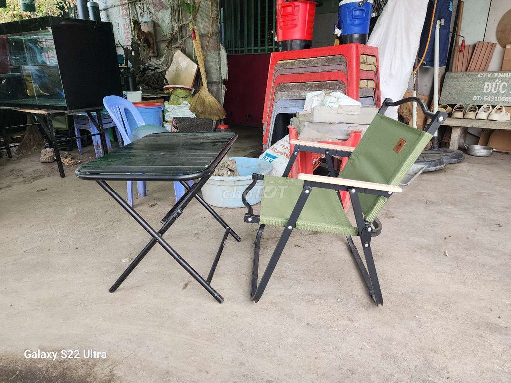 Bàn ghế gấp dã ngoại. Mua bán Đồ thể thao, Dã ngoại tại Huyện Bình Chánh Tp Hồ Chí Minh được đăng bởi Hoa Au hình 1