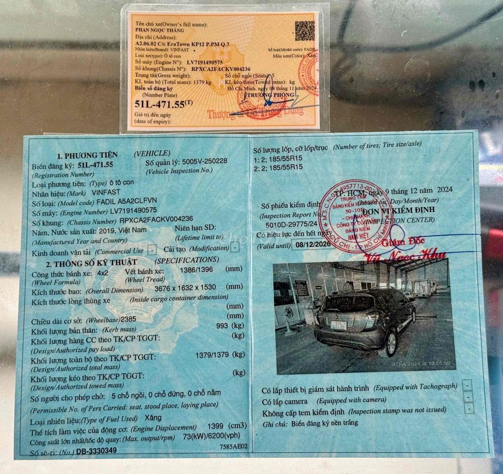 🆘🆘🆘FADIL 1.4L 2019 FuLL Option XE ĐẸP ZIN 99%. Mua bán Ô tô tại Huyện Bình Chánh Tp Hồ Chí Minh được đăng bởi Ôtô Nhiệm Nguyễn hình 20