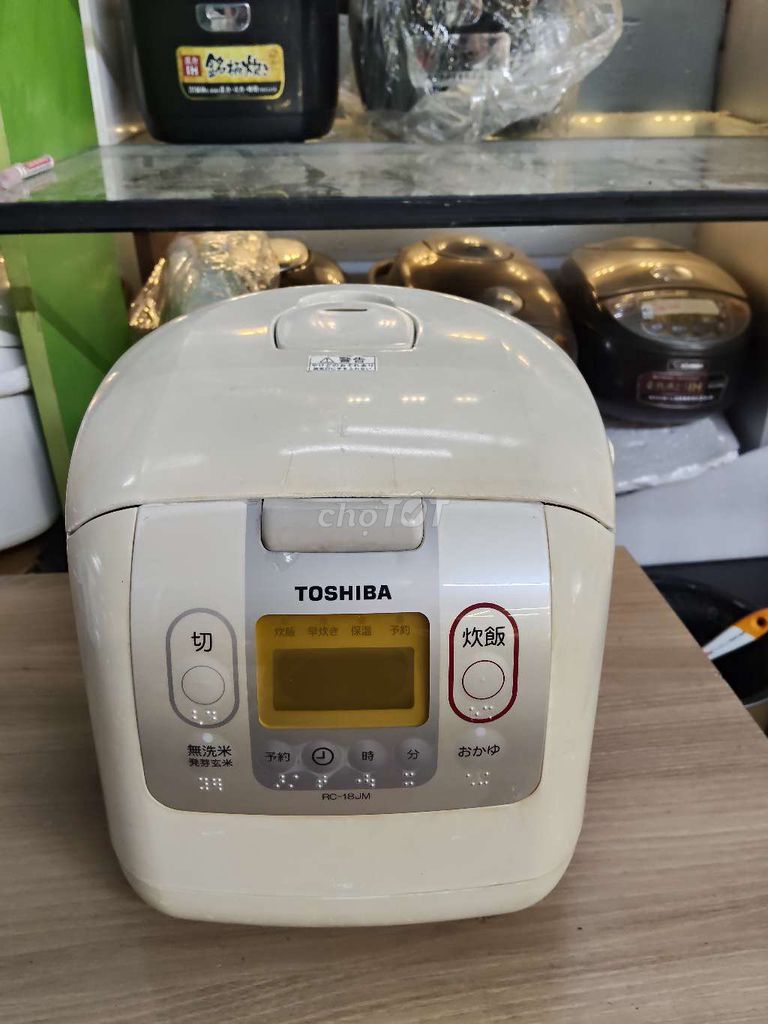 Nồi cơm điện Toshiba RC-18JM 1.8L ,100V.. Mua bán Bếp, lò, đồ điện nhà bếp tại Quận Bình Tân Tp Hồ Chí Minh được đăng bởi Minh Gia Phát hình 1