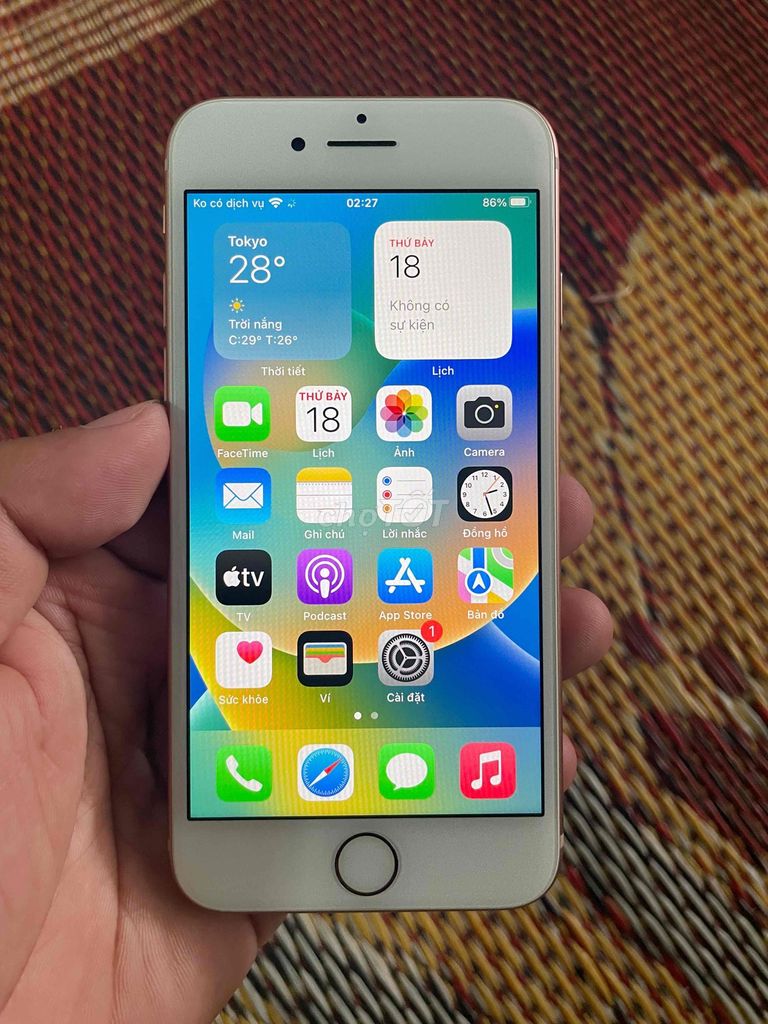 Apple iPhone 8G 256GB Vàng đồng Nguyên zin. Mua bán Điện thoại tại Huyện Krông Bông Đắk Lắk được đăng bởi mimh đức hình 1