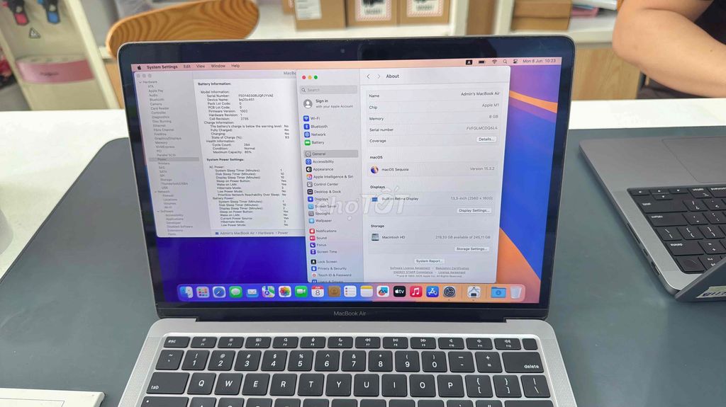 Apple MacBook Air 2020 M1 8GB/256GB. Mua bán Laptop tại Quận Thanh Khê Đà Nẵng được đăng bởi Tín Phát Apple hình 1