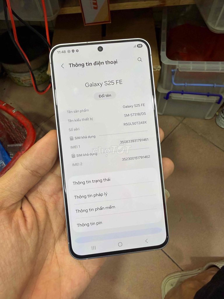 Samsung Galaxy s25 FE 8GB/128GB Đen FPT giá rẻ. Mua bán Điện thoại tại Quận Bắc Từ Liêm Hà Nội được đăng bởi Mạnh hình 1