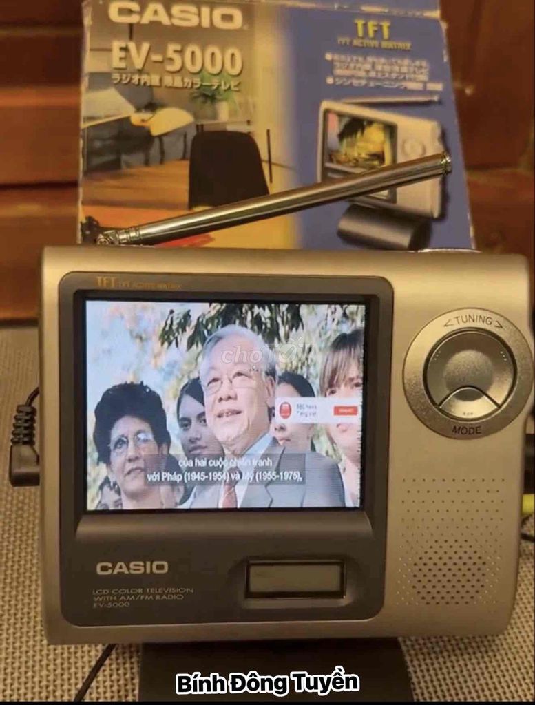 Tivi mini Casio EV-5000 Bạc. Mua bán Tivi, Âm thanh tại Thành phố Châu Đốc An Giang được đăng bởi bính đông tuyền hình 1