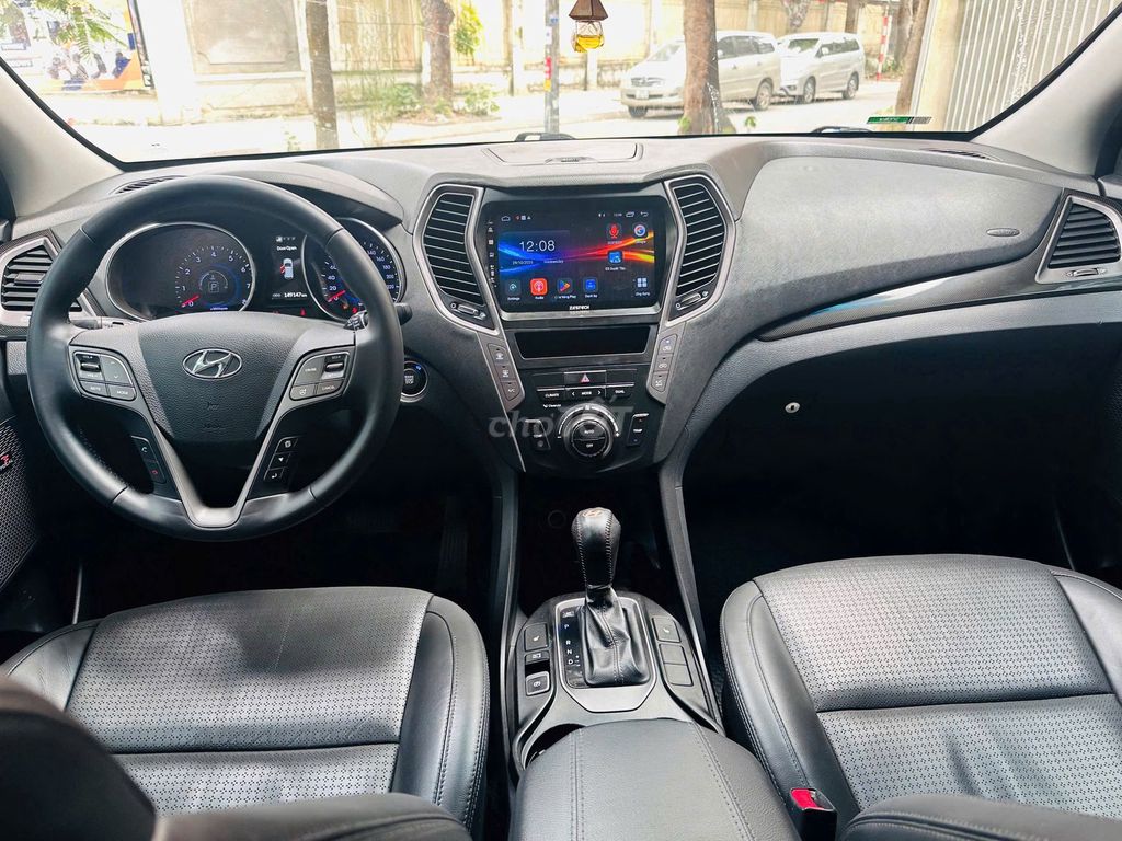 Hyundai Santa Fe 2015 2.4 Trắng 120000 km. Mua bán Ô tô tại Quận Hà Đông Hà Nội được đăng bởi vinhhb hình 13
