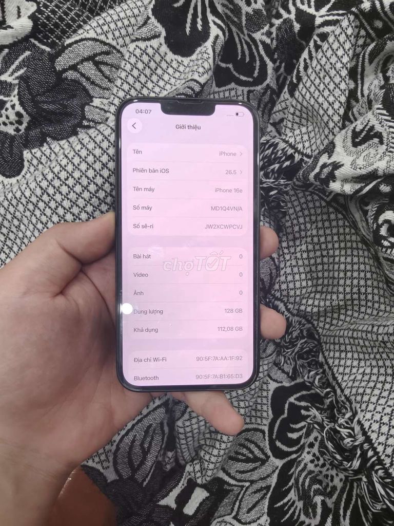 Ip 16e chính hãng bản không bị ràng buộc viettel. Mua bán Điện thoại tại Quận Hoàng Mai Hà Nội được đăng bởi Jacking Son hình 1