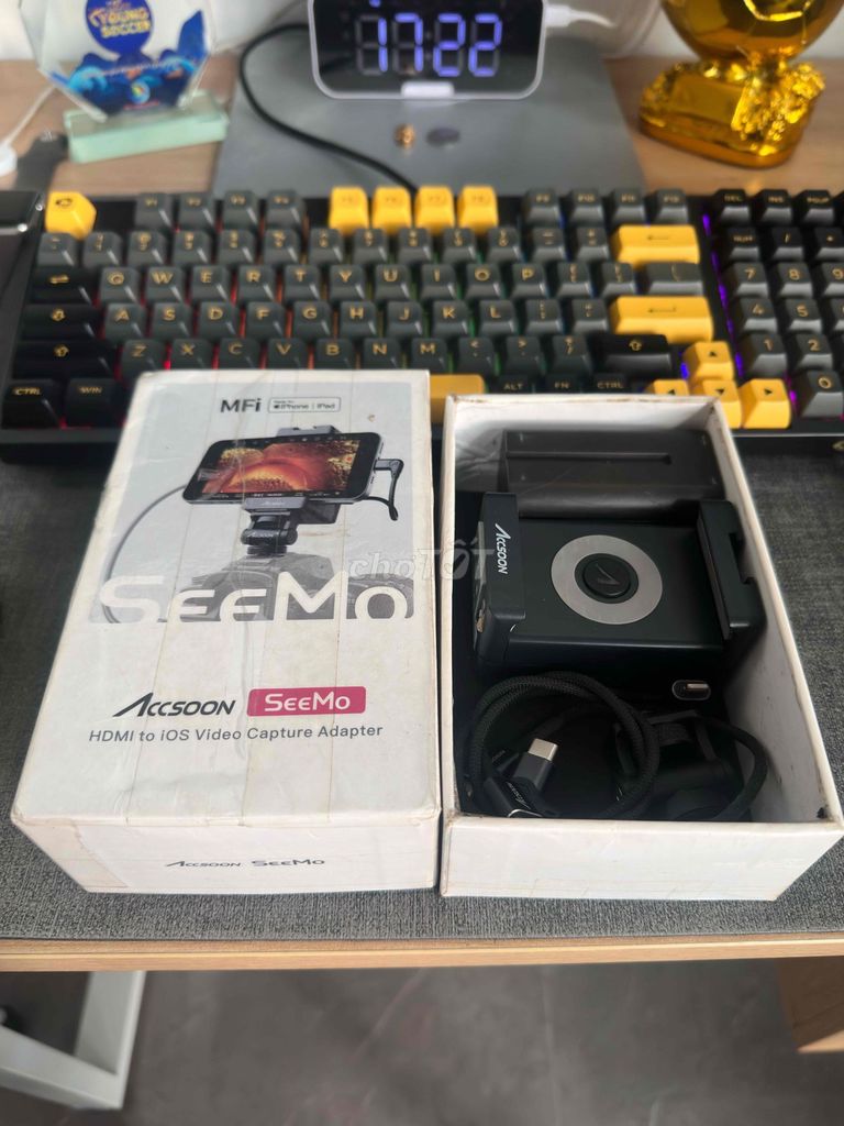 Bộ chuyển đổi video Accsoon SeeMo Đen. Mua bán Phụ kiện (Màn hình, Chuột...) tại Huyện Phù Mỹ Bình Định được đăng bởi An Kaká hình 1
