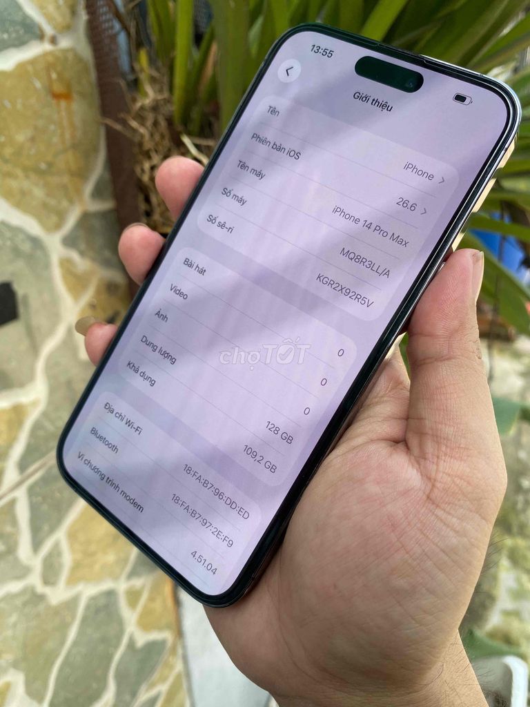 Apple iPhone 14 Pro Max 128GB Tím 98.5%. Mua bán Điện thoại tại Huyện Bình Chánh Tp Hồ Chí Minh được đăng bởi Lâm mobiphone hình 1