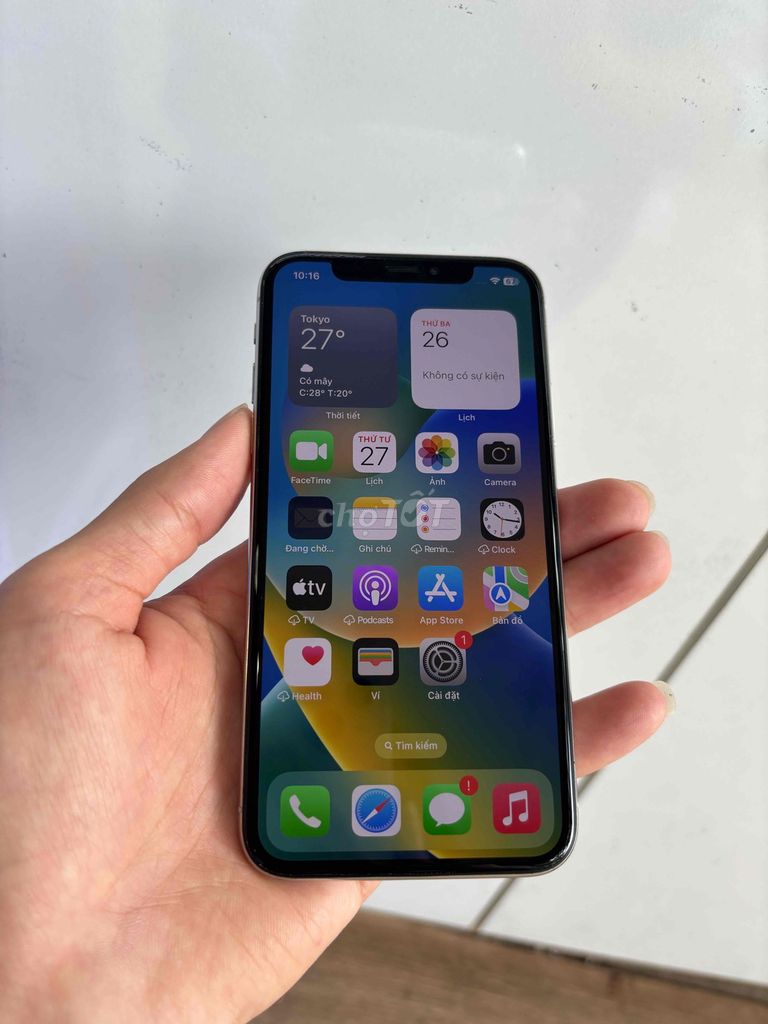 iPhone X Bạc quốc tế zin all. Mua bán Điện thoại tại Quận Ninh Kiều Cần Thơ được đăng bởi everest hình 1