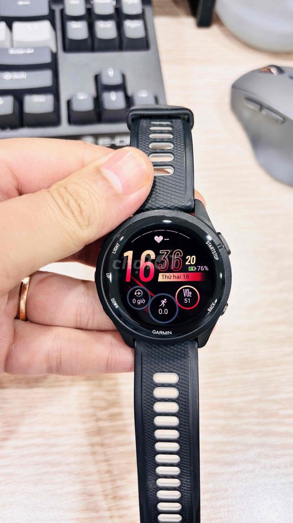 Garmin Forerunner 265 Đen. Mua bán Thiết bị đeo thông minh tại Quận Hoàng Mai Hà Nội được đăng bởi Hải hình 1