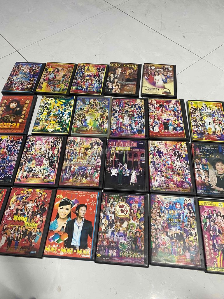 DVD ca nhạc nhiều đĩa