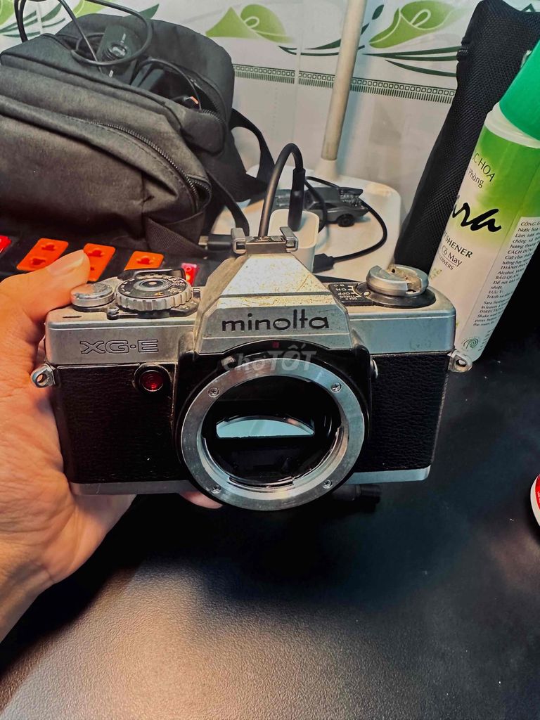 Máy ảnh Minolta XG-E Bạc Đen. Mua bán Máy ảnh, Máy quay tại Quận Gò Vấp Tp Hồ Chí Minh được đăng bởi Tuyết Ngân hình 1