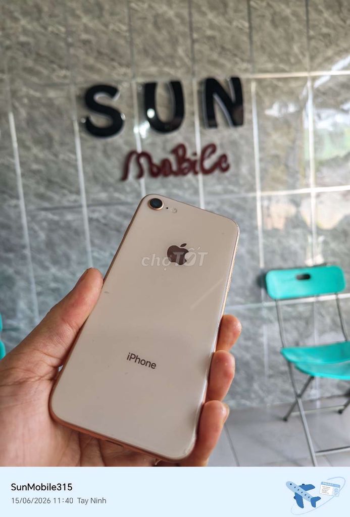 iPhone 8G 64G Quốc tế (Kovântay) Pin100%. Mua bán Điện thoại tại Huyện Trảng Bàng Tây Ninh được đăng bởi Sun Mobile Shop Điện Thoại Trảng Bàng Tây Ninh 01 hình 1