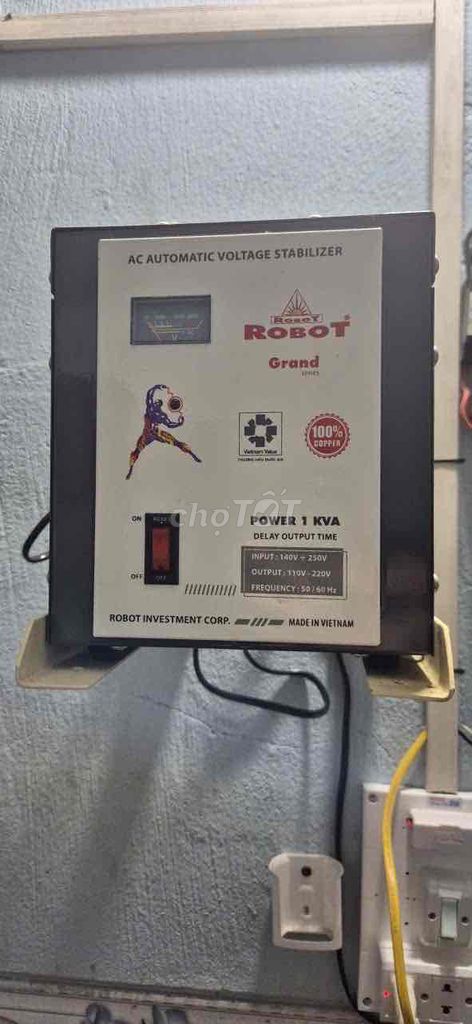 Ổn áp Robot Reno 1 KVA. Mua bán Đồ chuyên dụng, Giống nuôi trồng tại Quận Cái Răng Cần Thơ được đăng bởi Minh Nhựt hình 1