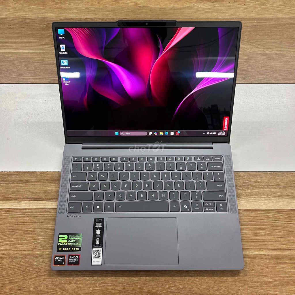 Lenovo Slim 5 Oled 14AHP10 AMD R7 8845H/32GB/512GB. Mua bán Laptop tại Quận Bình Tân Tp Hồ Chí Minh được đăng bởi Laptop Gaming Store  hình 1