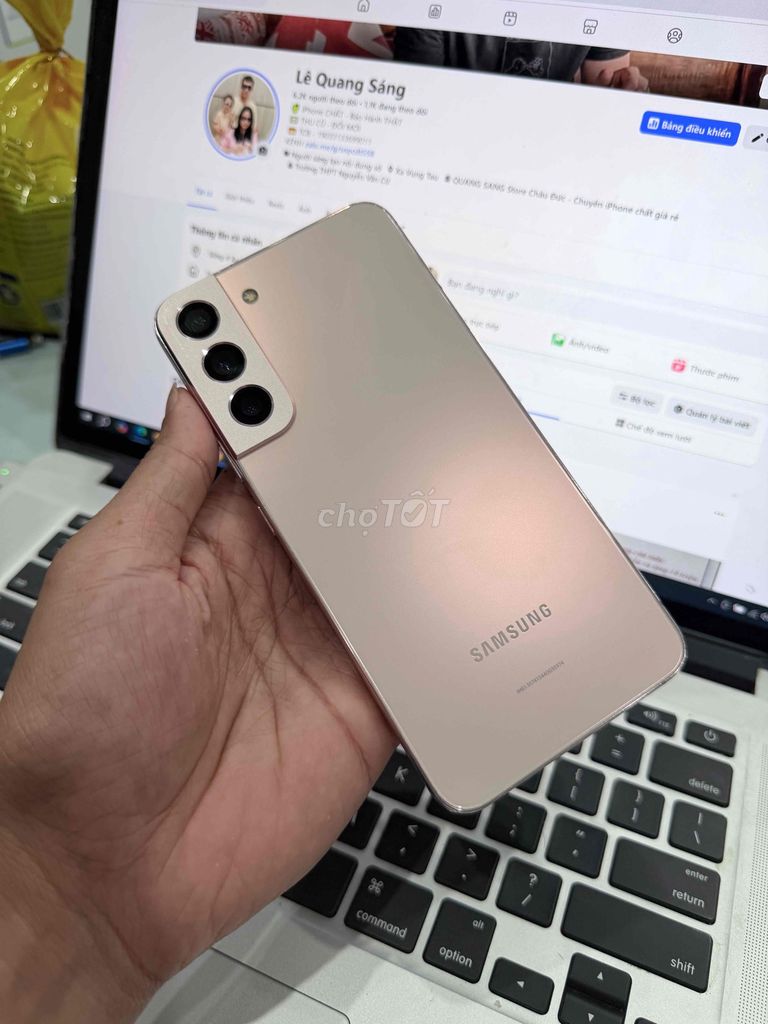 Samsung S22 Plus 128GB Hồng. Mua bán Điện thoại tại Huyện Châu Đức Bà Rịa - Vũng Tàu được đăng bởi Lê Quang Sáng hình 1