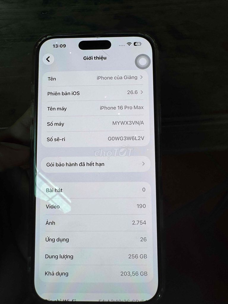 Apple iPhone 16 Pro Max 256GB màu sa mạc. Mua bán Điện thoại tại Thành phố Buôn Ma Thuột Đắk Lắk được đăng bởi Nguyễn Tiến Giảng hình 1