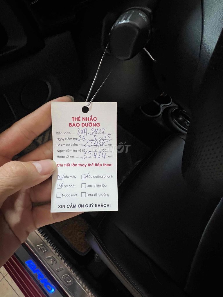 Honda Brio 2020 RS - 28000 km. Mua bán Ô tô tại Thị xã Kỳ Anh Hà Tĩnh được đăng bởi HOÀNG KY AUTO hình 4