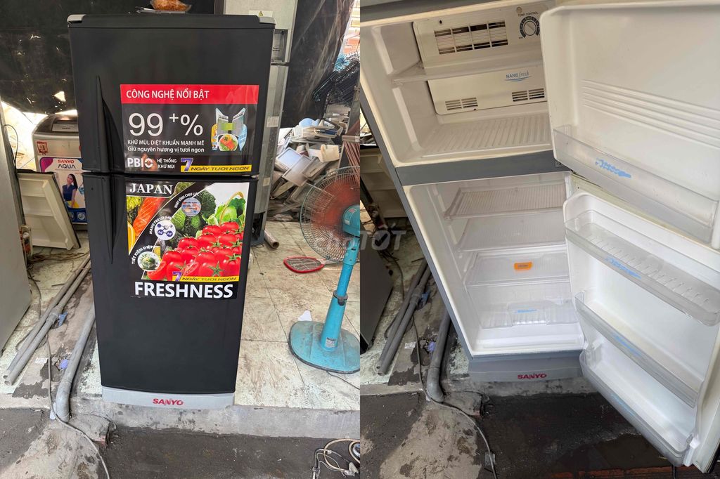 Tủ lạnh Sanyo 170l Không bám tuyết bh 3 tháng. Mua bán Tủ lạnh tại Thành phố Thủ Đức Tp Hồ Chí Minh được đăng bởi đỗ thị mai  hình 1