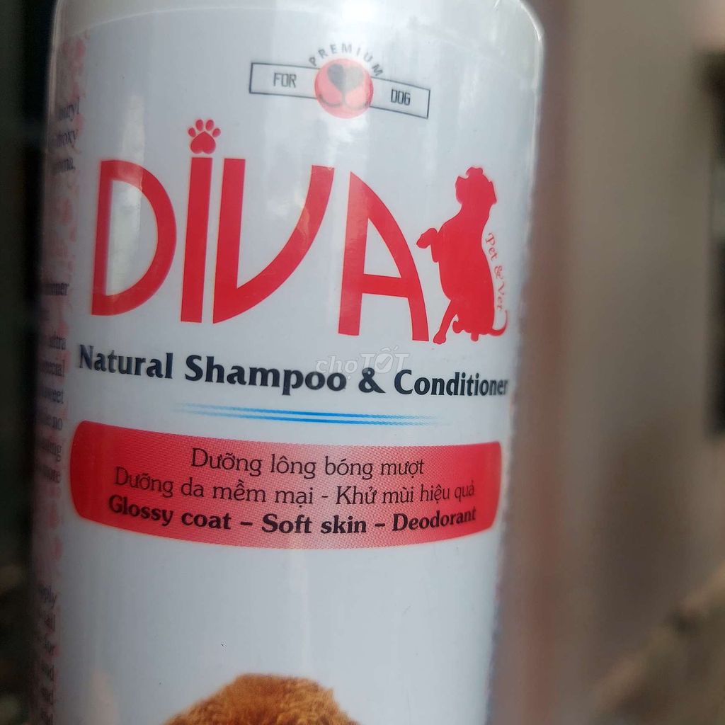 Sữa tắm Diva 400ml Chó Dưỡng lông khử mùi. Mua bán Phụ kiện, Thức ăn, Dịch vụ tại Thành phố Biên Hòa Đồng Nai được đăng bởi Anhquan Nguyen hình 1