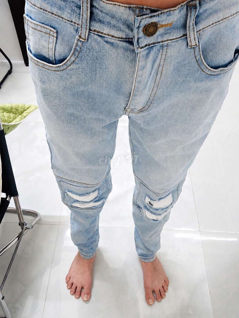 Quần jean nam Jean size 28. Mua bán Quần áo tại Thị xã Hương Thủy Thừa Thiên Huế được đăng bởi Tên chưa cung cấp hình 1