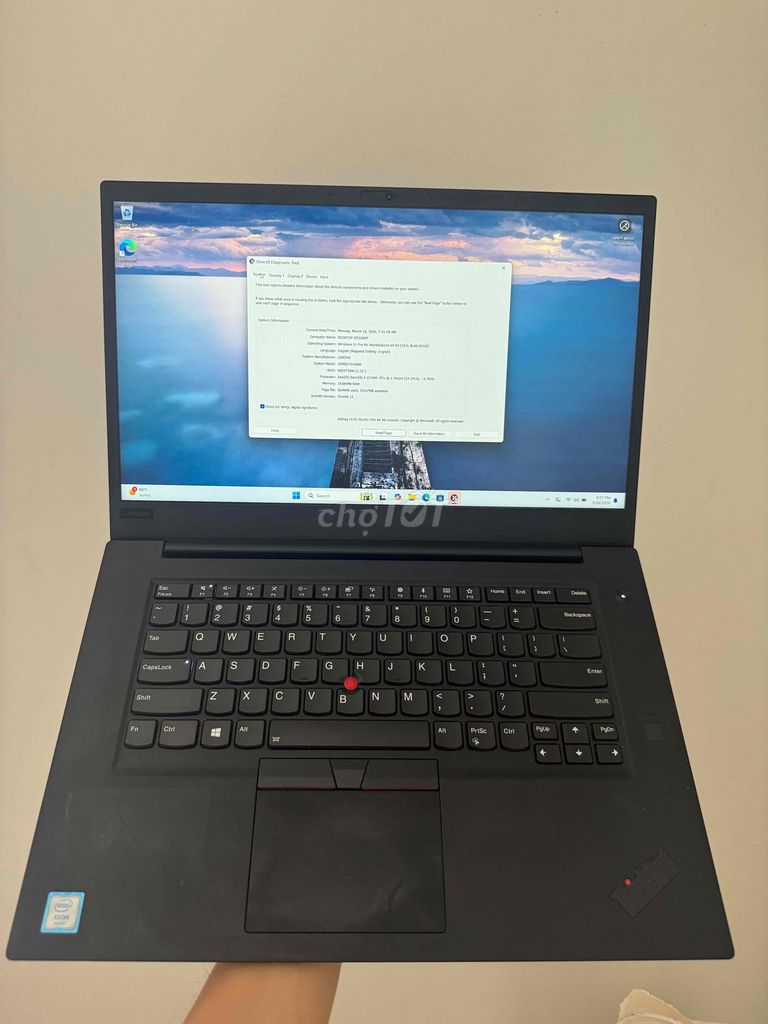 ThinkPad P1 gen 1 Xeon E-2176M 15.6 16GB/512 p2000. Mua bán Laptop tại Huyện Hóc Môn Tp Hồ Chí Minh được đăng bởi  Hải laptop US hình 1