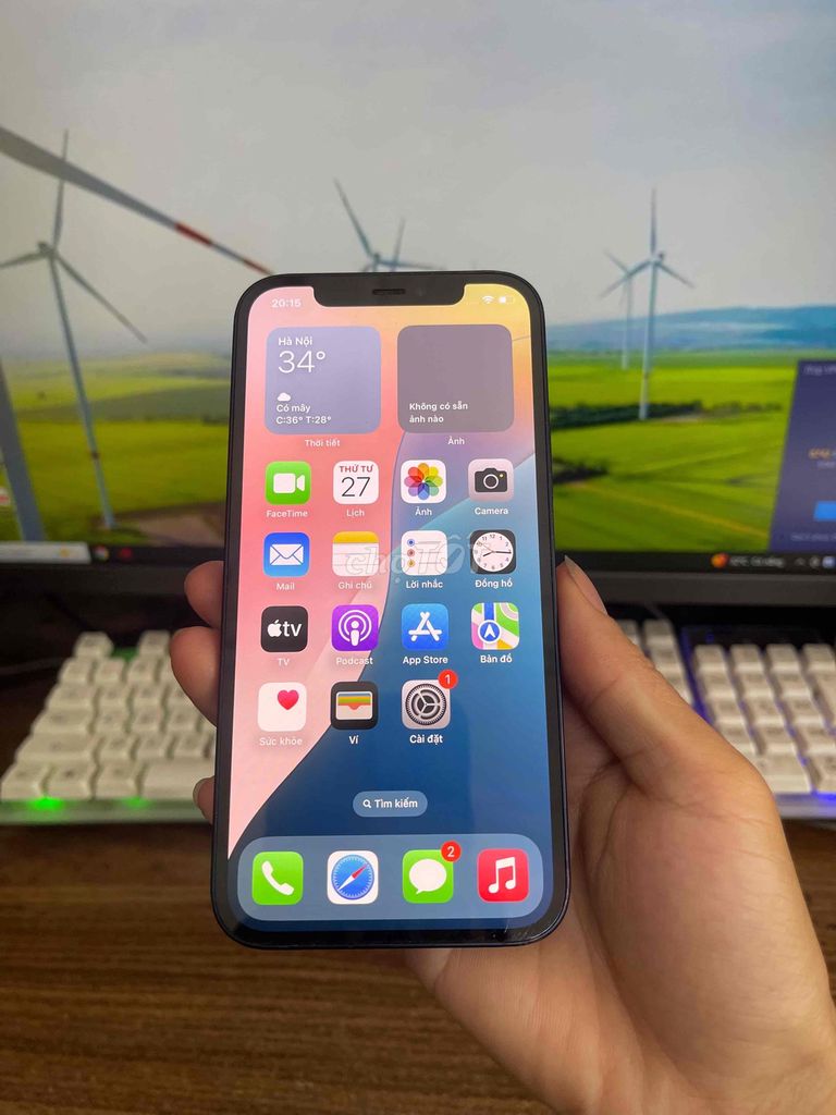 IPhone 12 Lock Sẵn Sim ghép Zin nguyên áp. Mua bán Điện thoại tại Quận Lê Chân Hải Phòng được đăng bởi Huy Tưởng Mobile hình 1