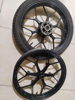 Mâm xe máy Sonic Hợp kim Đen