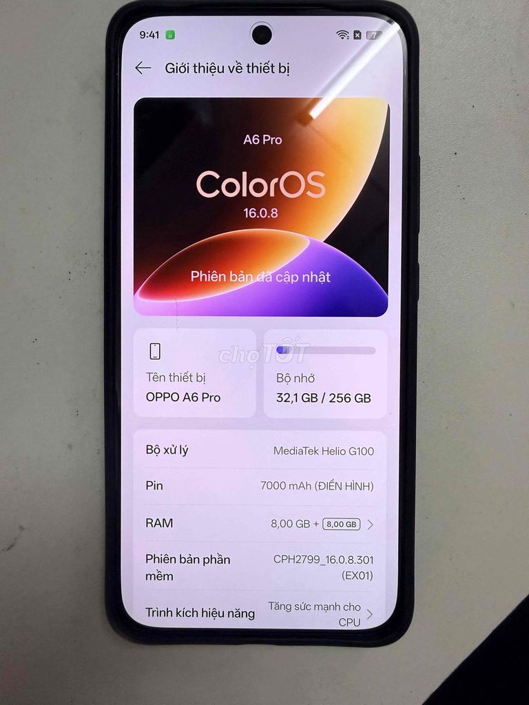 Oppo A6 Pro 8GB/256GB Chip G100. Mua bán Điện thoại tại Quận 7 Tp Hồ Chí Minh được đăng bởi người dùng hình 1