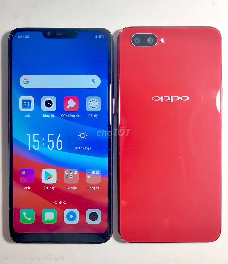 Oppo A3S Đỏ Còn mới. Mua bán Điện thoại tại Quận Phú Nhuận Tp Hồ Chí Minh được đăng bởi Nguyễn Quốc Khánh hình 1