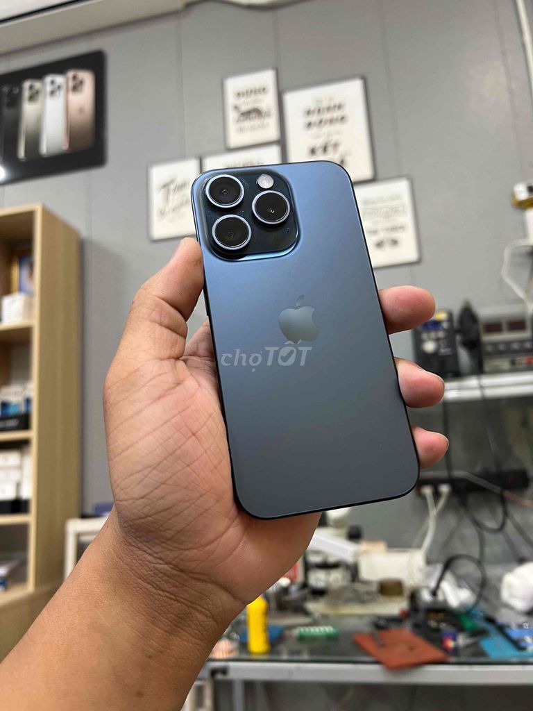 Apple iPhone 15 Pro 128GB Xanh. Mua bán Điện thoại tại Thị xã Phú Mỹ Bà Rịa - Vũng Tàu được đăng bởi Táo cắn dở  hình 1
