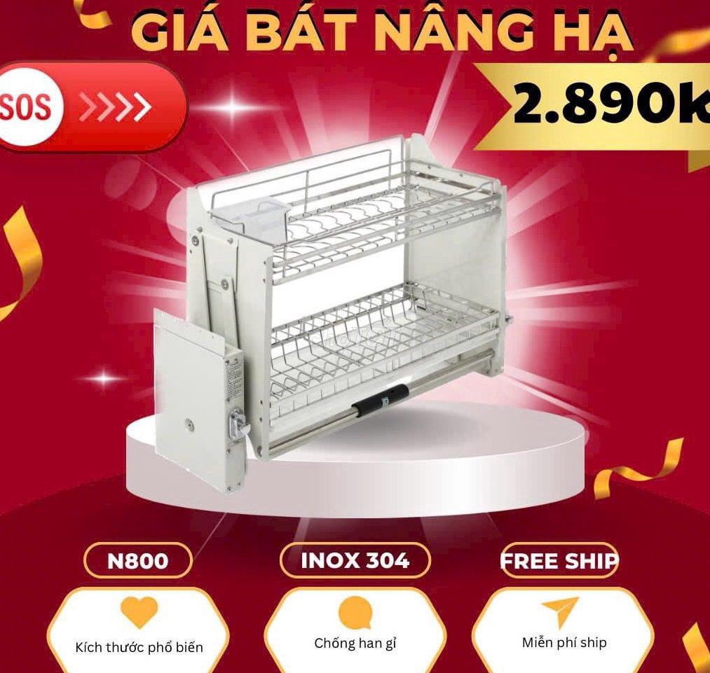 Giá đựng chén bát nâng hạ giá sale cực tốt