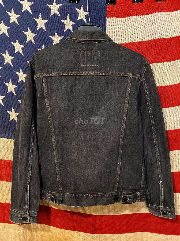 Jacket Jean: Levi's. Size M. Chính Hãng Usa. 95%