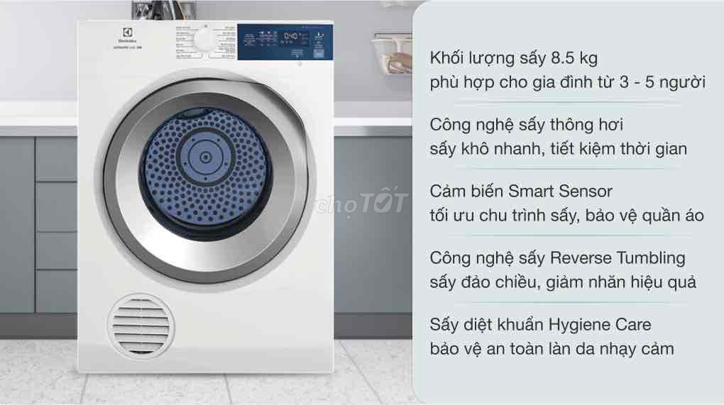 Máy sấy thông hơi Electrolux UltimateCare 8.5 kg