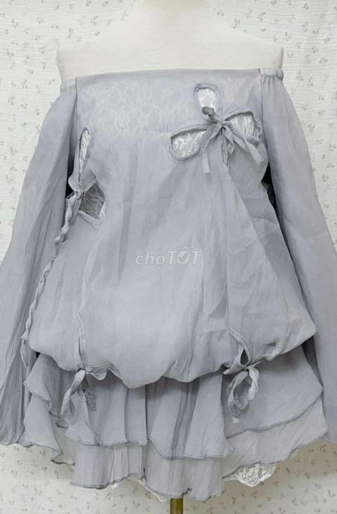 Áo kiểu nữ vải voan trễ vai. Mua bán Quần áo tại Huyện Vĩnh Tường Vĩnh Phúc được đăng bởi Thảo Nguyen hình 1