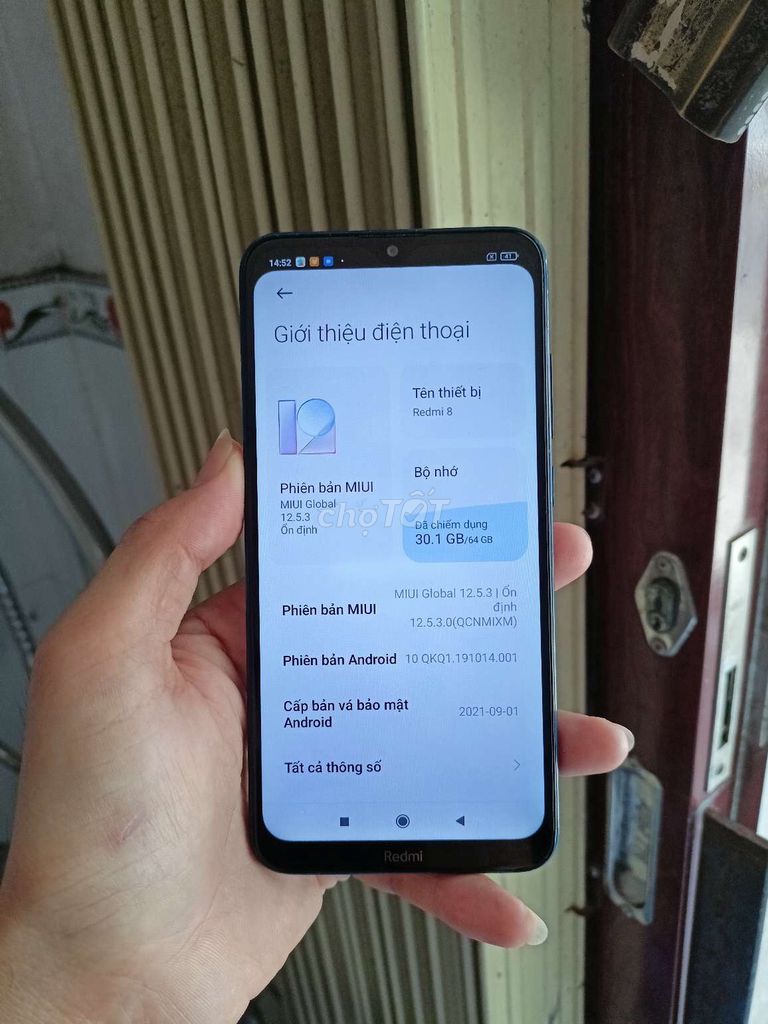 Xiaomi Redmi 8 64GB Xanh zin full. Mua bán Điện thoại tại Quận Bình Thuỷ Cần Thơ được đăng bởi CH Thuan Mobile hình 1