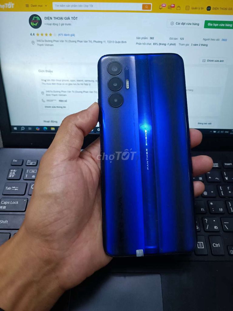TECNO POVA 3 6GB.128GB PIN 7000 MÀN 6.9 INCH FULL. Mua bán Điện thoại tại Quận Bình Thạnh Tp Hồ Chí Minh được đăng bởi Dân Mobile hình 1