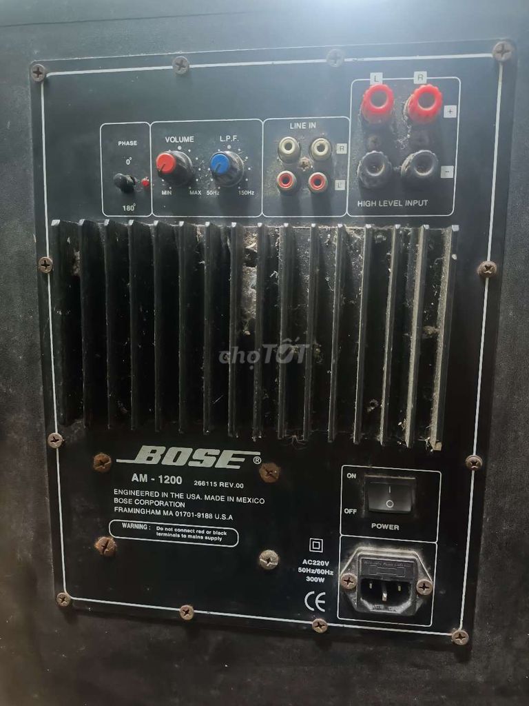 Loa siêu trầm Bose AM-1200 Đen 300W. Mua bán Tivi, Âm thanh tại Huyện Thường Tín Hà Nội được đăng bởi Trần Văn hình 1