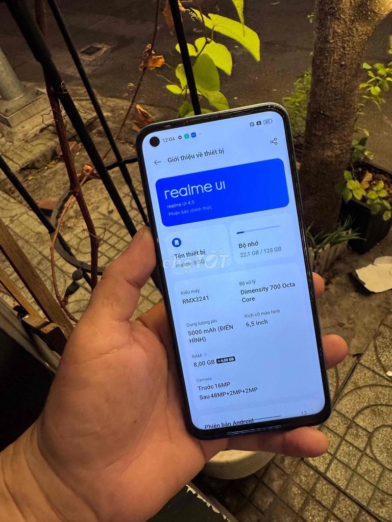 Realme 8 5G (8/128GB) gl. Mua bán Điện thoại tại Quận Tân Phú Tp Hồ Chí Minh được đăng bởi nguyen son  hình 1