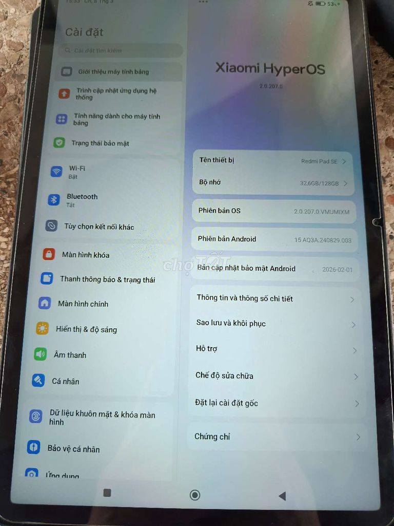 Xiaomi Redmi Pad SE 4GB/128GB Tím. Mua bán Máy tính bảng tại Huyện Đông Anh Hà Nội được đăng bởi Lê xuân hoàng hình 1