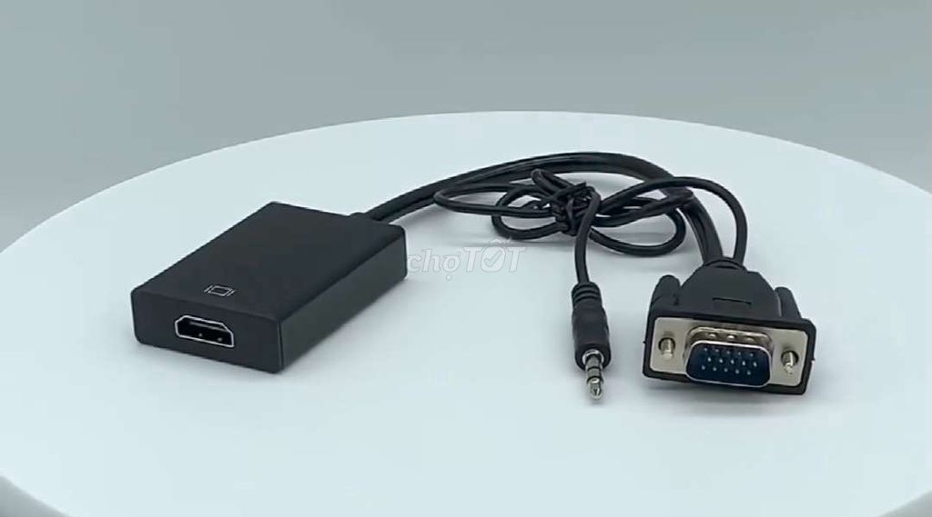 Cáp chuyển đổi VGA to HDMI,Jack 3,5 (FHD/60hz)